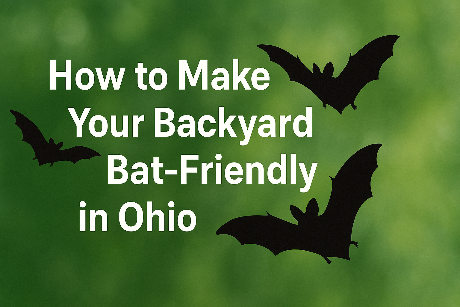 How to Make Your Backyard Bat-Friendly in Ohio