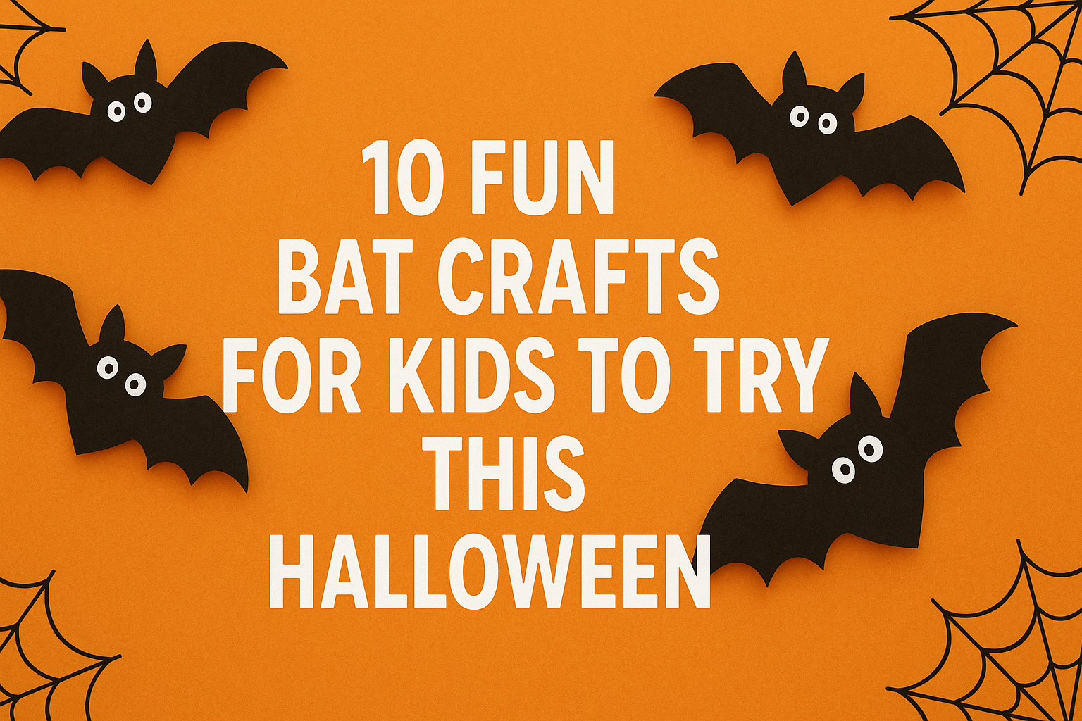 10 Fun Bat Crafts for Kids to Try This Halloween